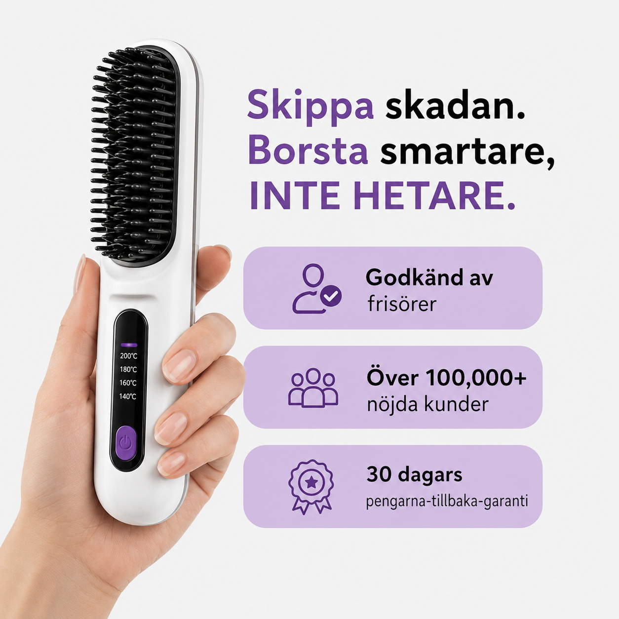 GlowBrush PRO™ - mini plattborste