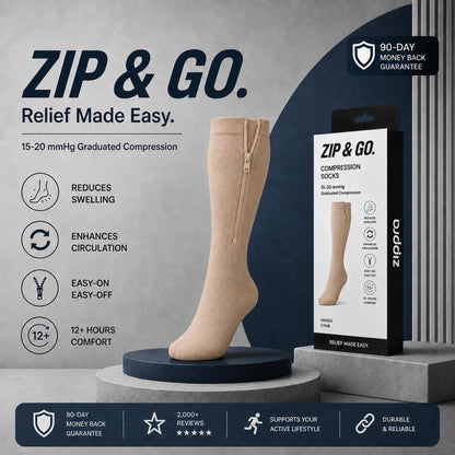 ZIPPRA COMPRESSION SOCKS