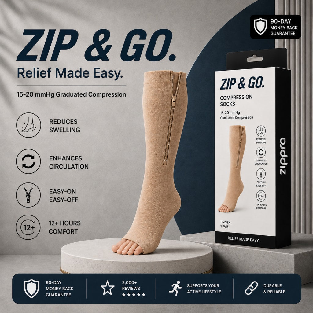ZIPPRA COMPRESSION SOCKS