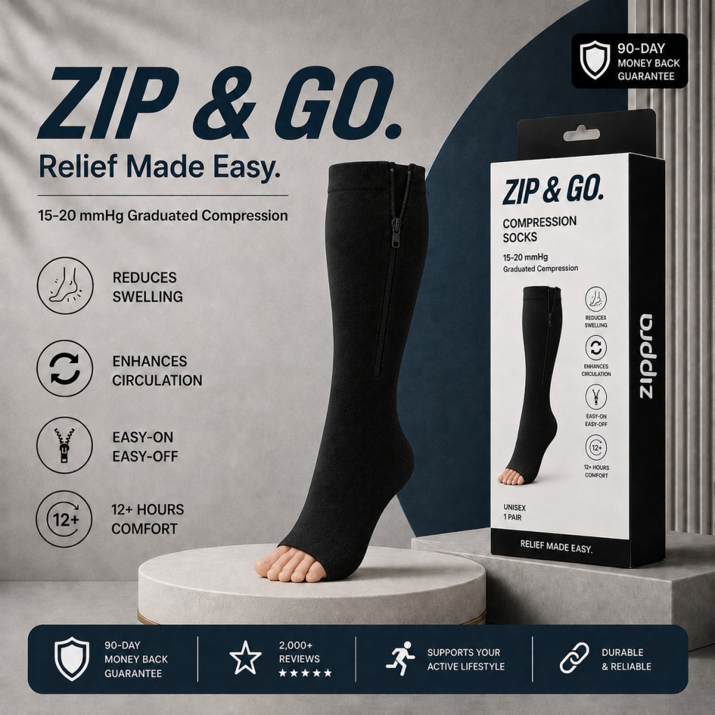 ZIPPRA COMPRESSION SOCKS