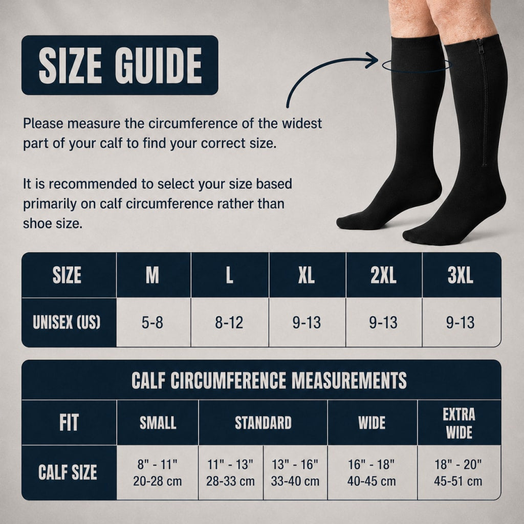 ZIPPRA COMPRESSION SOCKS
